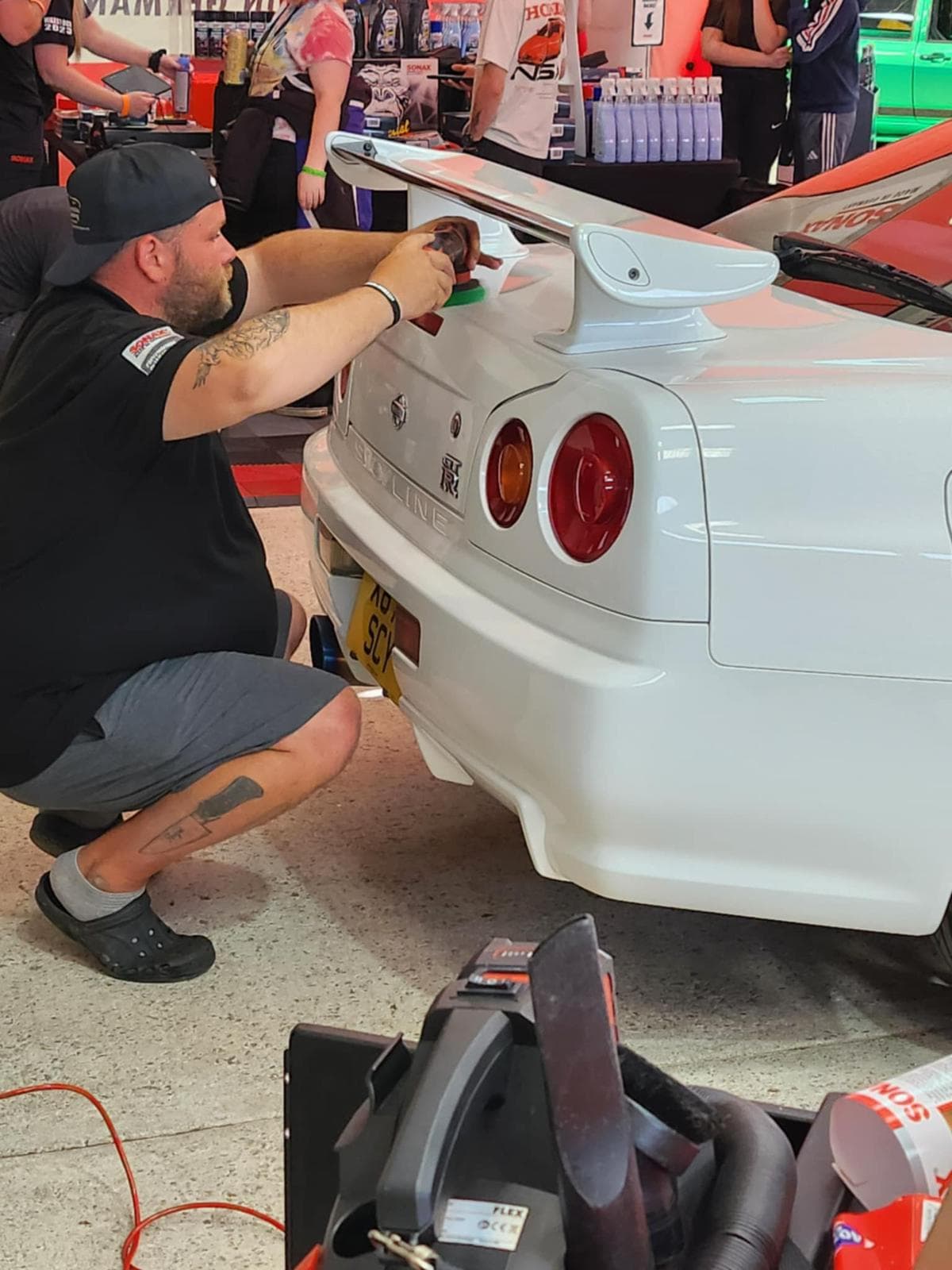 JJ Mobile Valeting team at car show